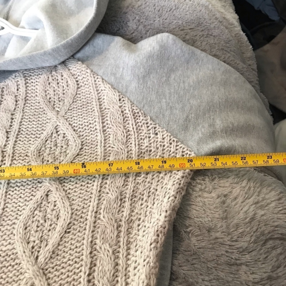 Others Follow Knit sweater style zip Hoodie - Picture 8 of 10
